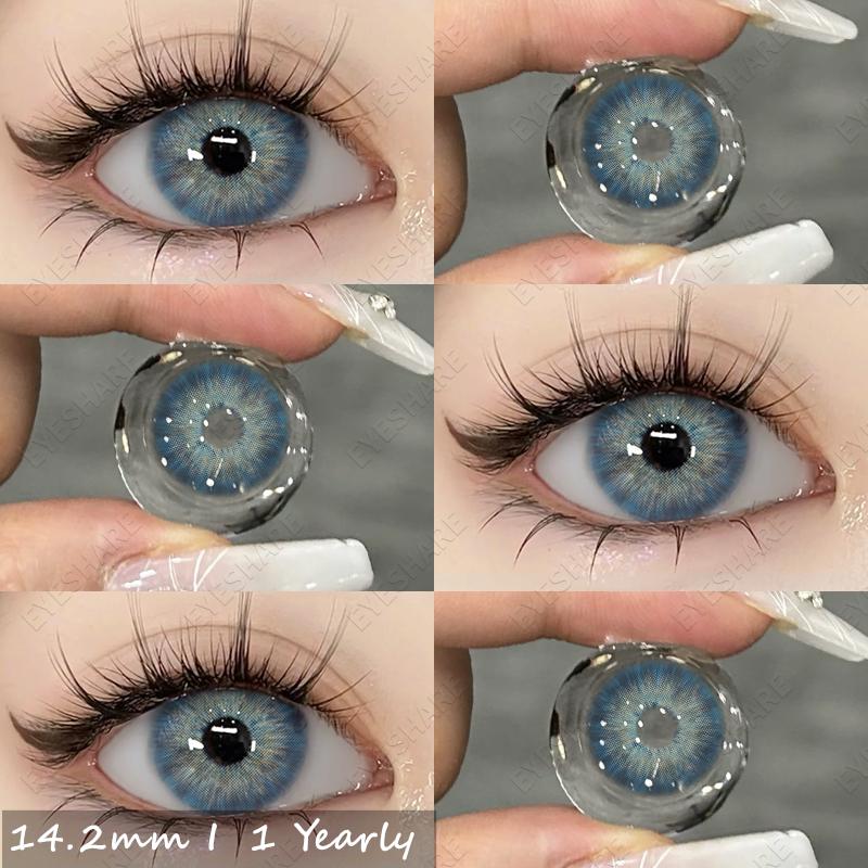 Kontaktlinser for kvinner Makeup Pataya kontaktlinser for øyne Blå Brun Lilla Fargede linser 2 stk Årlig farge Linse øyne