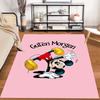 Mickey Mouse cartoon print rug, non-slip and stain-resistant floor protection rug, home décor.
