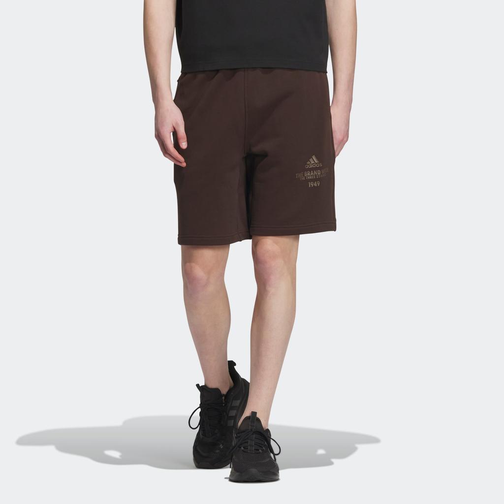 New Adidas Casual Shorts Men's Dark Brown IP3932