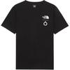 The North Face Logo Pattern Crew Neck Short Sleeve T-Shirt Men Tops Black NT7UR62A