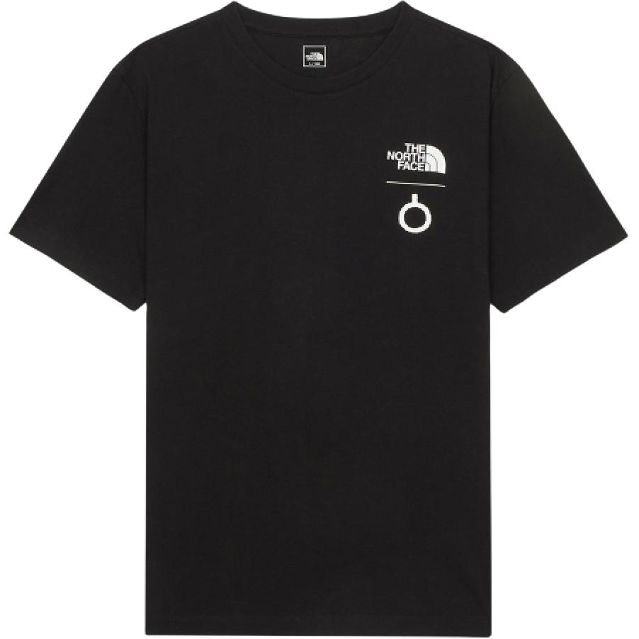 The North Face Logo Pattern Crew Neck Short Sleeve T-Shirt Men Tops Black NT7UR62A