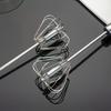 Stainless Steel Semi-Automatic Egg Beater Handheld Manual Whisk for Baking and Cream Mixing
