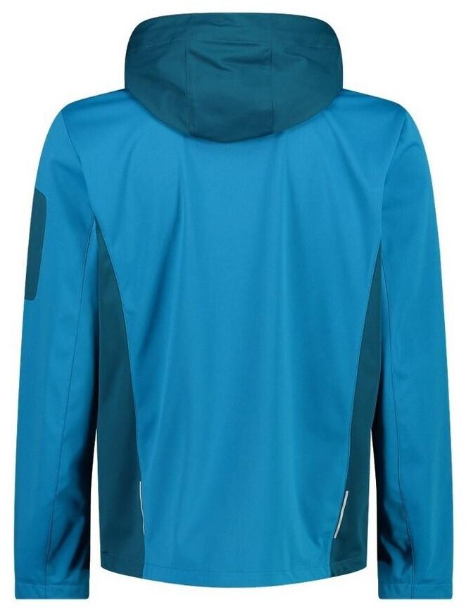 Куртка CMP Light Softshell Jacket with Detachable Hood (39A5027) Man Jacket Zip Hood (39A5027) reef-deep lake