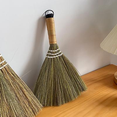 Kitchen Cleaning Broom Household Brooms Office Table Dust Brush Duster Straw Manual Miscanthus Tabletop Child Outdoor