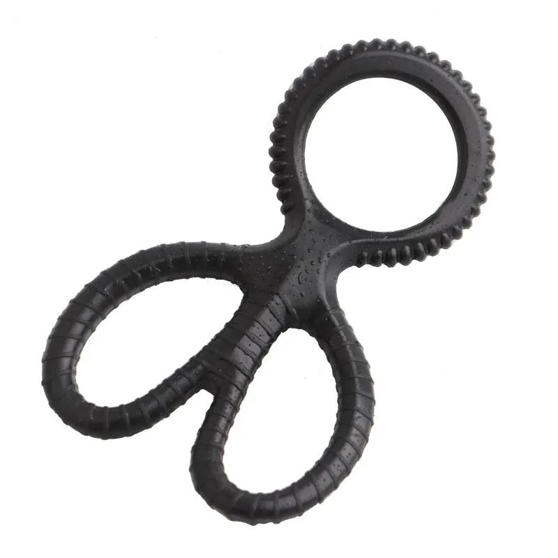 3 Teile/satz Cock Ring Verzögerung Ejakulation Erwachsene Spielzeug Für Männer Dick Erweiterung Silikon Penis Ring Männlich Sex Spielzeug Stärkere Erektion