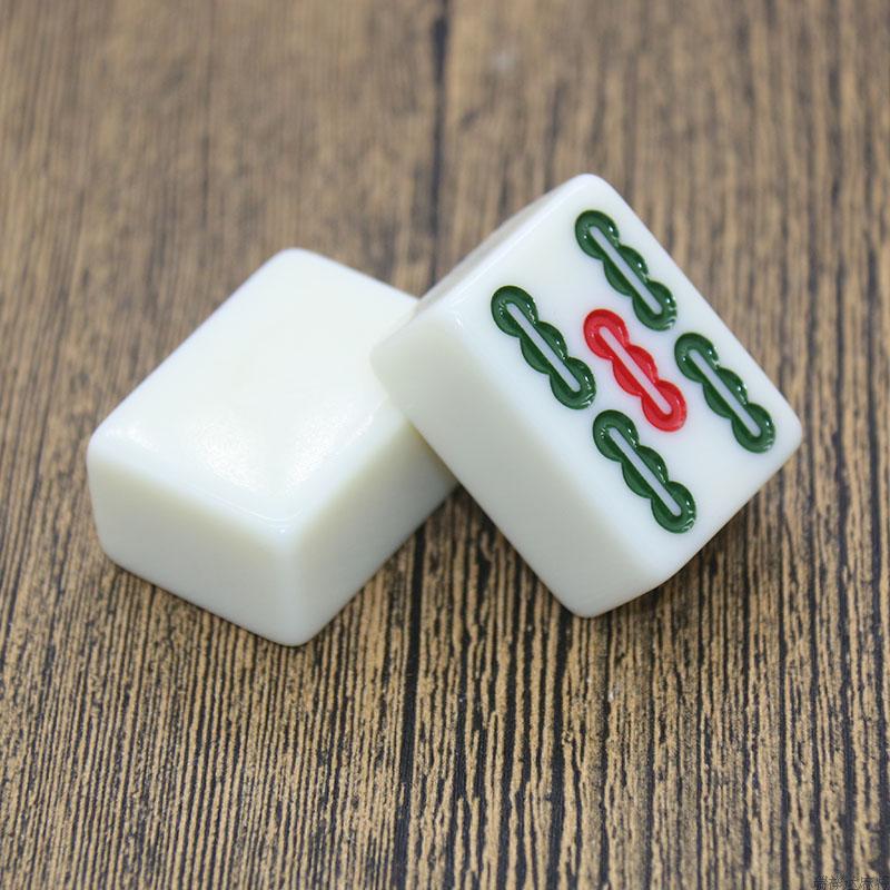 Hand-Rubbed Jade Color Mahjong Tiles for Home or Dorm Use In Various Sizes