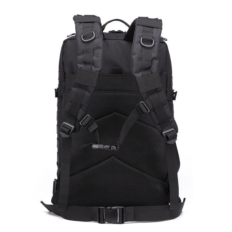 Tactical Outdoor 3P Backpack with Molle System - Multi-Functional Oxford Cloth Travel Bag