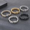 Kalen Herren Trendiges Edelstahl & Gold Armband im koreanischen Stil