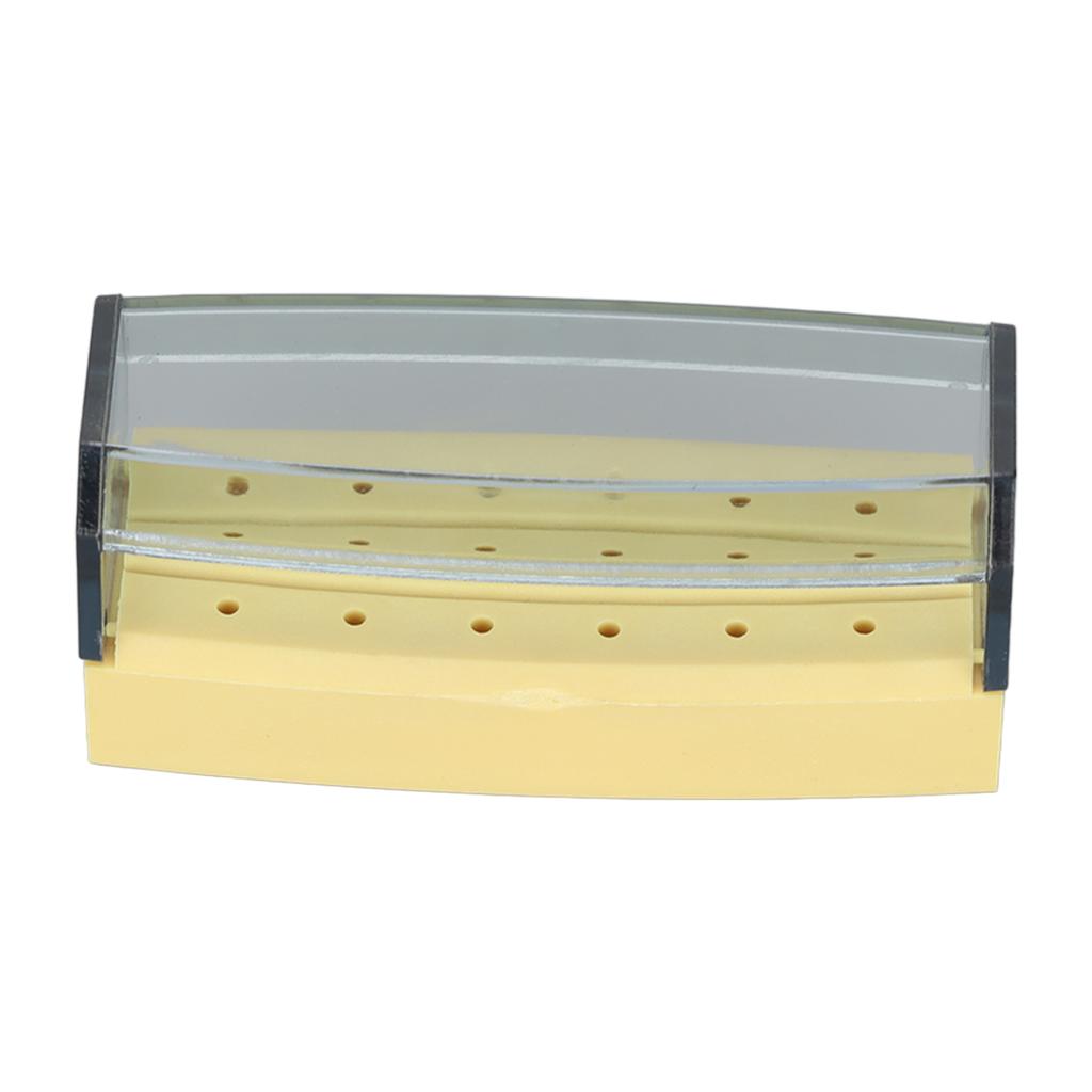 2pcs Dental   Holder Box 18 Holes   Cleaning Autoclavable Case   for Dentist Laboratory