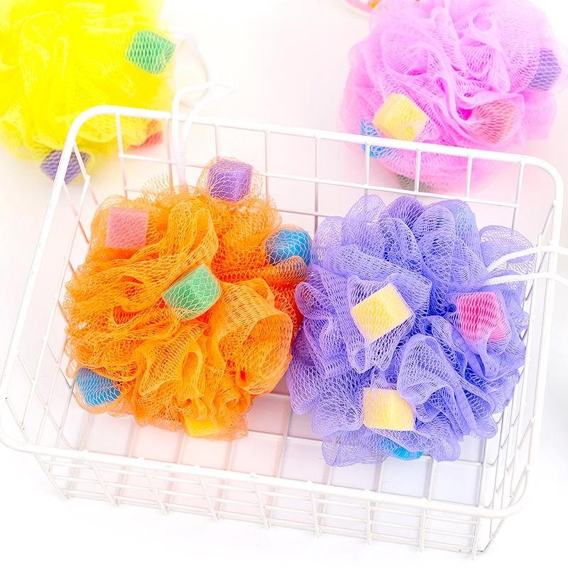 

Дети Красочная ванная комната Банные принадлежности Красочные салфетки для ванны Банные полотенца Домашние живые шарики для ванны Пузырьковая сетка Для ванны Мячи для ванны Подарки по уходу за телом