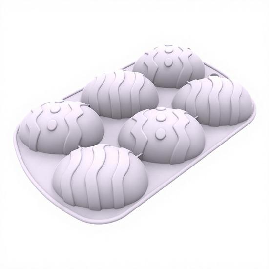 Silikonowa forma na jajka wielkanocne do czekolady, kostek lodu, rękodzieła z żywicy, klasy spożywczej, elastyczne formy jajeczne, łatwe wyjmowanie, produkcja mydła
