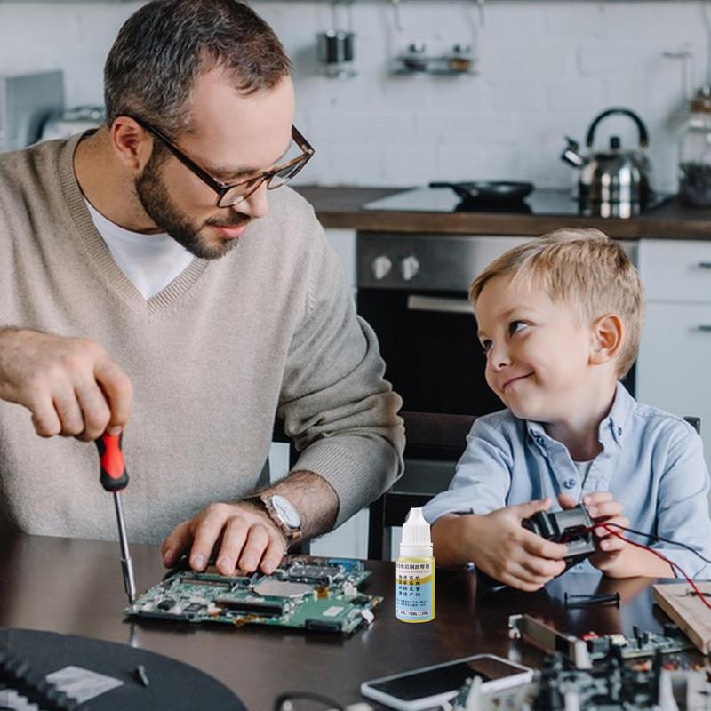 10ml Silver Solder Flux Metal Liquid Soldering Flux For Aluminum Copper 18650 Battery Soldering Fluid No Water Cleaning