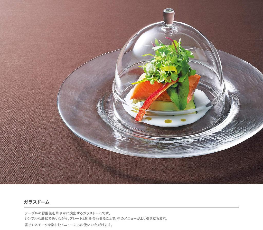 Toyo Sasaki Glass Glass Dome, 120cm Glass Dome, Cake Dome, Cake Cover, Cake Stand, Dessert Cover, Dessert Plate, TS44040