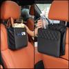 Car Seat Back Storage Box Universal Hanging Headrest Organizer Foldable Storage Pocket for Phone Umbrella Tissue Holder