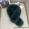 Double-Sided Faux Fox Fur Scarf: Thick, Warm, and Versatile Neck Warmer for Autumn and Winter.