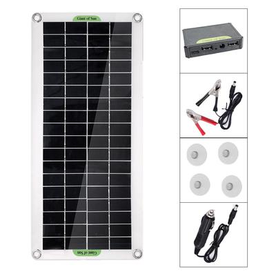 30W Polycrystal Solar Panel Flexible Solar Panel For Camping Car Traveling Outdoor Emergency Power
