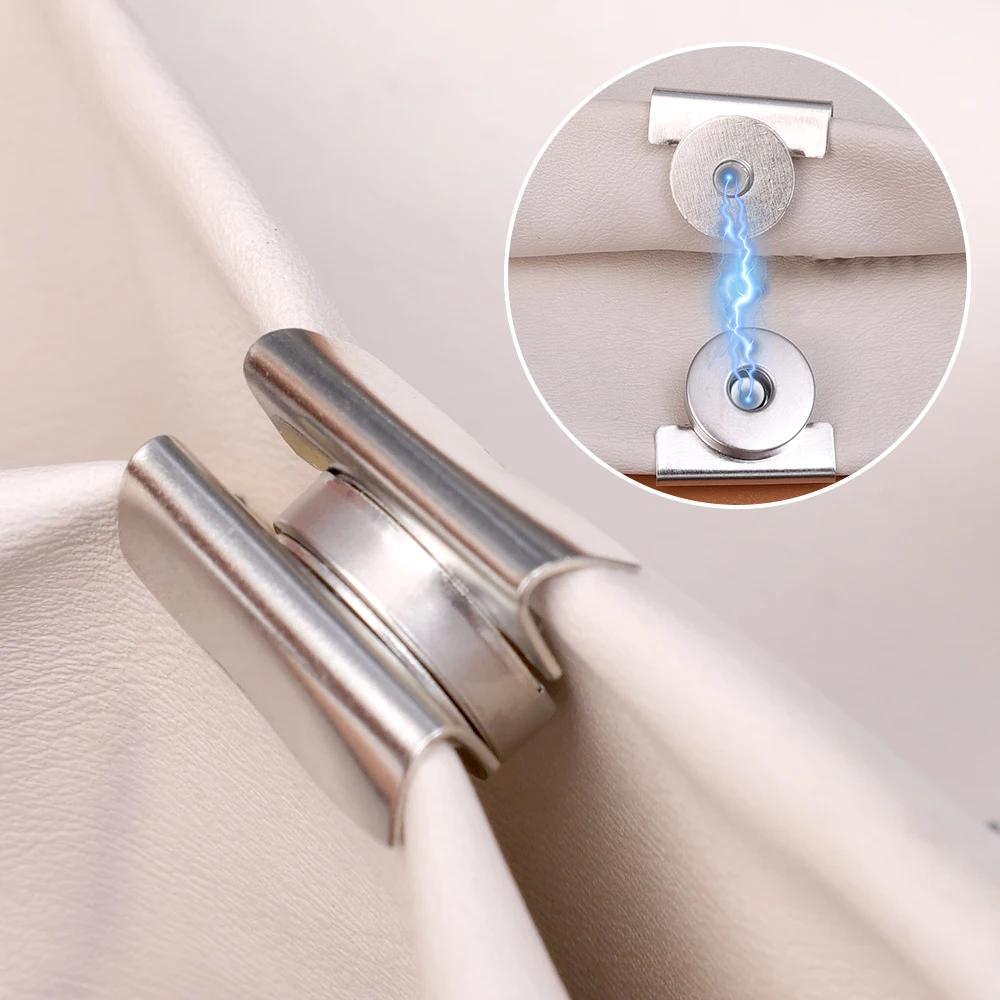 1-20 Stück Magnetische Druckknöpfe Verschlüsse Knöpfe Handtasche Geldbörse Portemonnaie Basteltaschen Teile Mini-Adsorptionsschnalle 30mm Nähzubehör