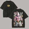 Kid Buu T Shirt Men Acid Wash Oversized Anime Majin Buu Graphic Back Cotton Vintage Gym Streetwear Pink Demon Manga Top Tee