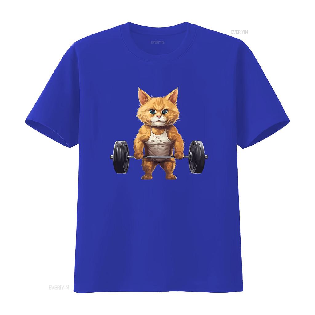 Funny Welding Cat T Shirt Weightlifting Humor  vintage Washed graphic Stylish Comfortable fashion streetwear Casual Slightly