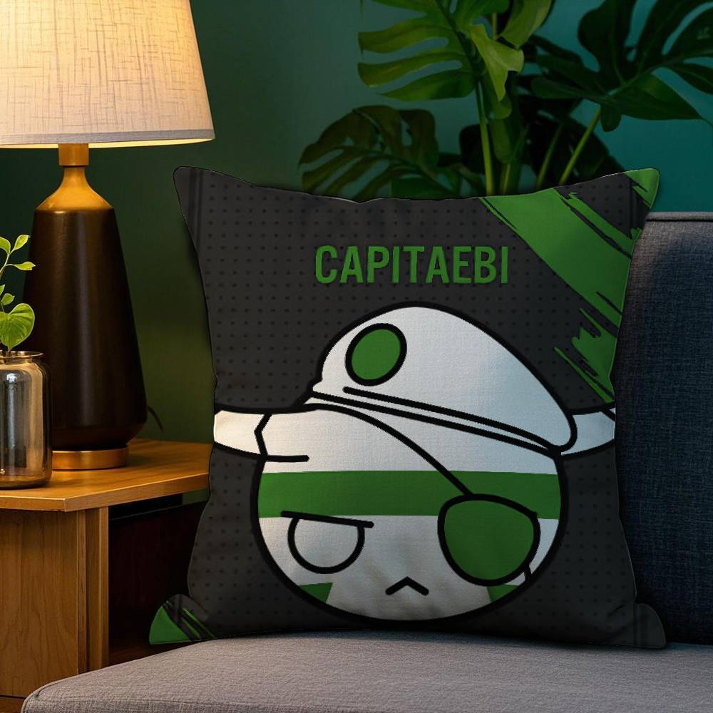 Spiel D-DOKKAEBIS Kissenbezug Sofa Wohnzimmer Schlafzimmer Beidseitiger Druck Quadratisches Kissen Nickerchenzeit Kissenbezug