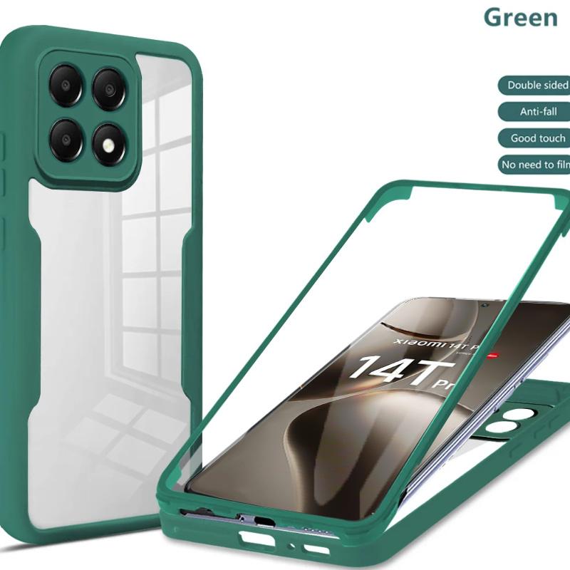 360 Full Cover Phone Cases for Xiaomi mi 14T 13T 12T 11T Pro Screen Protector Case for Xiaomi 14 Ultra 13 12 11 Pro Lite Cover