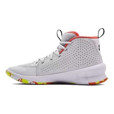 Jet Fashion Comfortable Fabric Synthetic Leather Shock Absorption Non-Slip Wear-Resistant Breathable Mid-Top Basketball Shoes 3022051-108