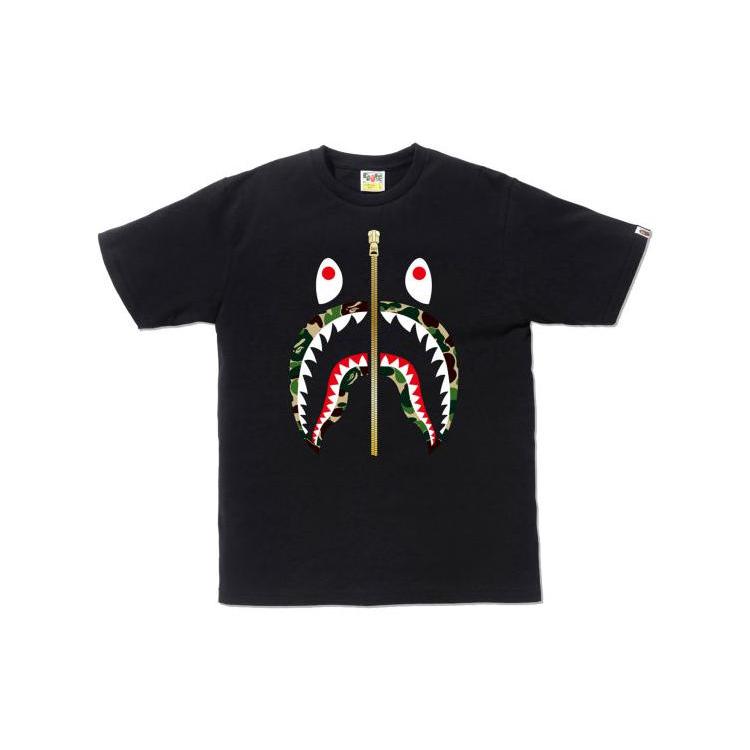 Bape Abc Gold Zip Shark Tee OZXTEM110009C