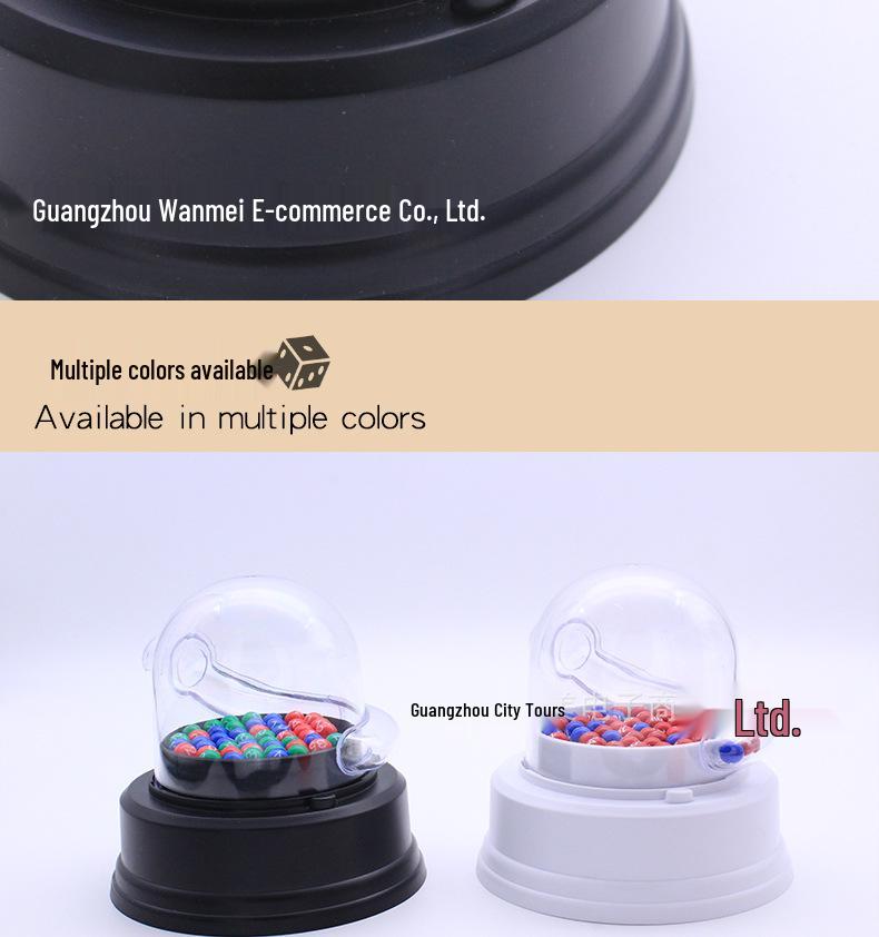 Electric Lucky Shake Machine: Lottery Number Selector - 3 Models Available