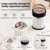 PVC Pen Holder Transparent Stationery Storage Bag Simple Makeup Brush Storage Bag  for Home