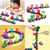 Wooden Magnetic Train With Number Blocks For Early Education Kids Development