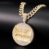 Iced Out Last Supper Shape Pendant Match 13mm Shiny Miami Cuban Link Chain Creative Stylish Hip Hop Style For Men and Women Gift