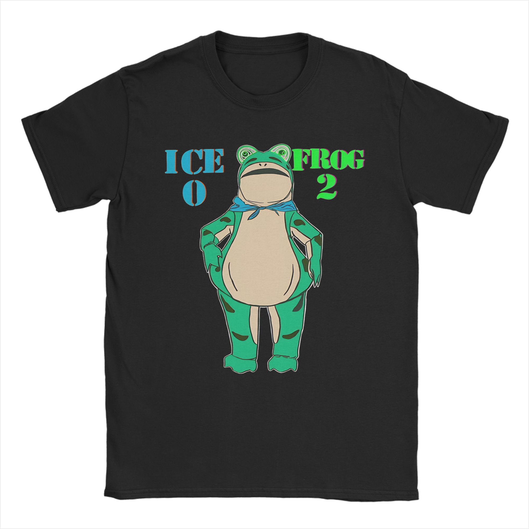 

Men Portland Frog ICE 0 FROG 2 T-Shirts Cotton Tees Summer Streetwear Short-Sleeve T-Shirt O Neck Fashion Design Tee Shirt XXXL