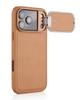 For Iphone 17 16 15 ProMax 15 16 Plus Back Stand Holder Case Business Leather Cover Camera Lens Flip Cover Kickstand Case