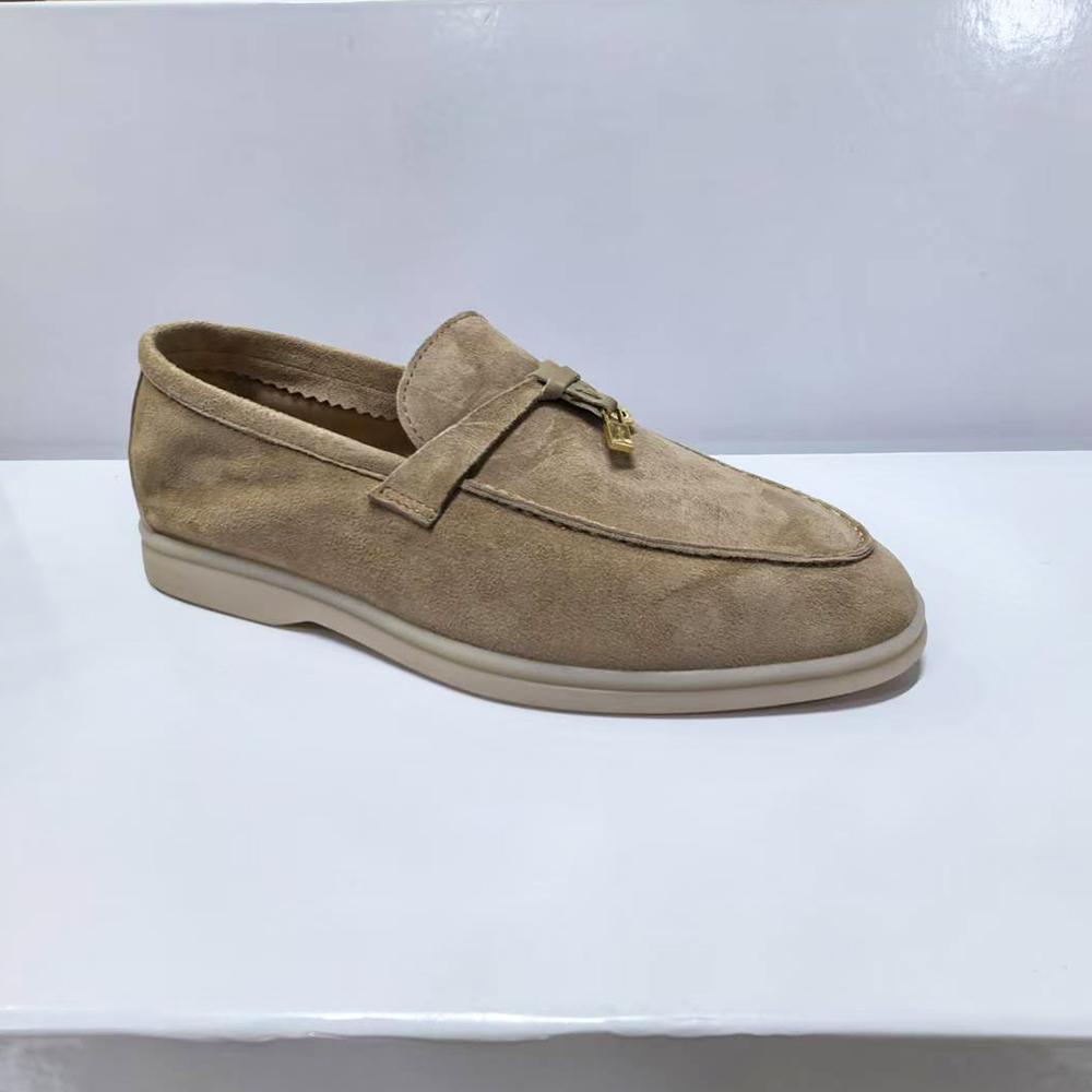 Women Suede Loafer Summer Walking Casual Moccasins Flat Loafer Men Lazy Shoes Fashion New Design Slip On Loafer Unisex