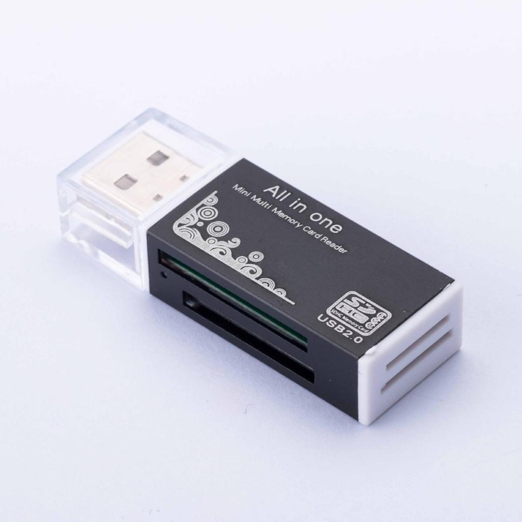 Shiyou SY-638 High-Speed USB 2.0 All-in-One Card Reader: Supports TF, M2, MS, SD Cards