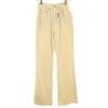 90s Unused Silver Tab Old Deadstock Flare Pants W27 Ivory Women Used