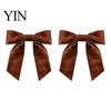 Christmas Tree Decorations 2Pcs Velvet Bows, Holiday Hanging Wall Decor for Wreath Topper, Wedding Backdrop, Bridal Shower, Birthday Party, Front Door