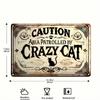 Vintage Cat Metal Sign Wall Art For Home Bar Garden