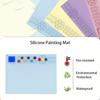 1PC Painting & Carving Silicone Pad Artist Crafts with Cup Non-stick Surface Versatile Easy To Maintain Foldable