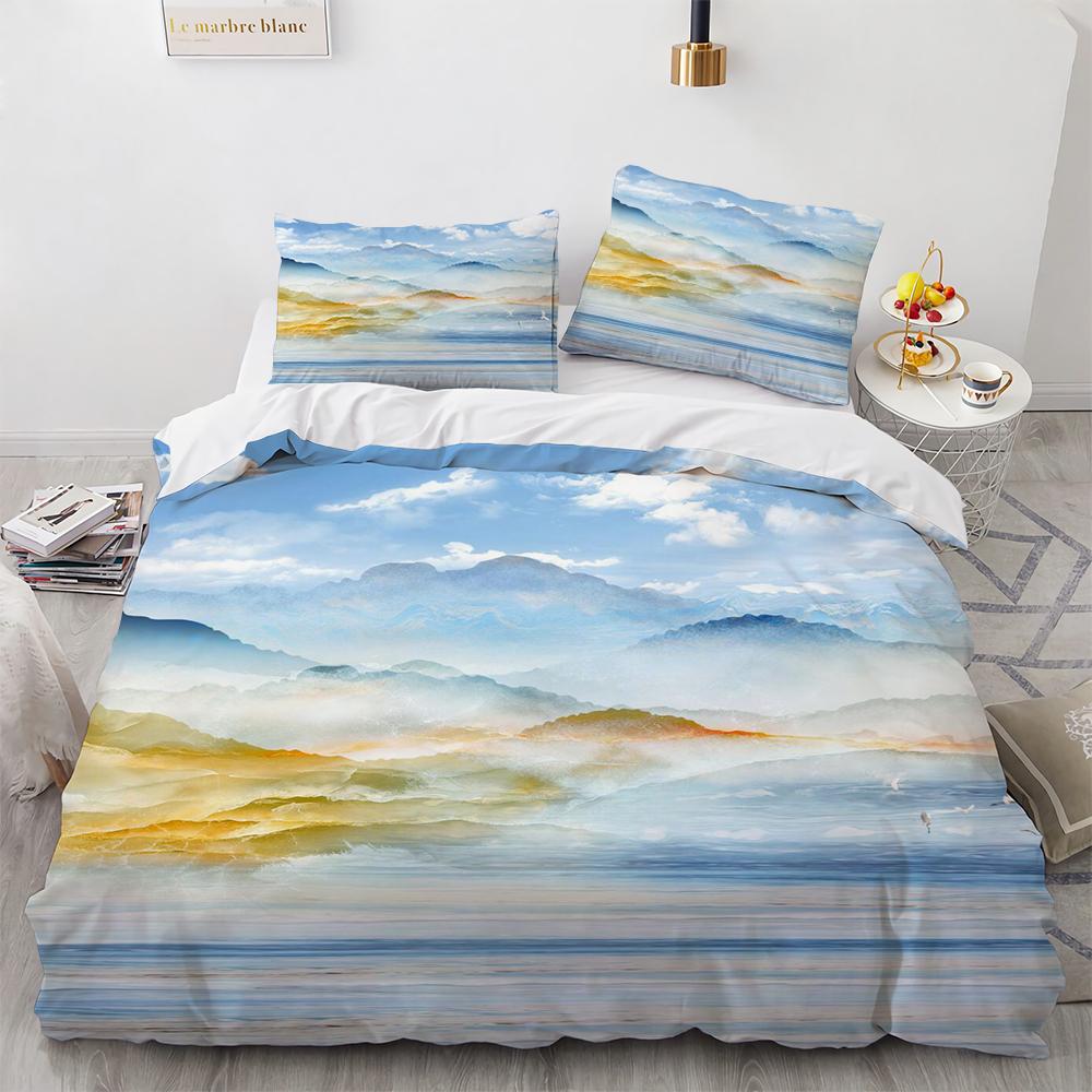 

Geometric luxury honeycomb stone pattern 3D printed bedding set queen size 2/3pcs microfiber duvet cover cool style 135x200cm