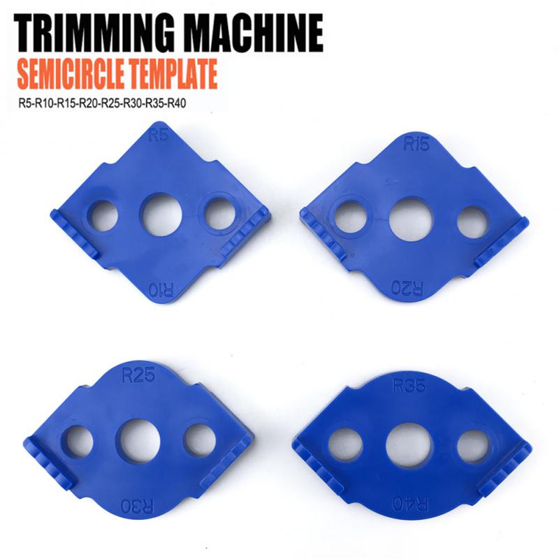 Wood Panel Radius R Plate Router Table Bit Corner Jig Trimming Machine Engraving Machine R5 To R40 Routing Round Corner Template