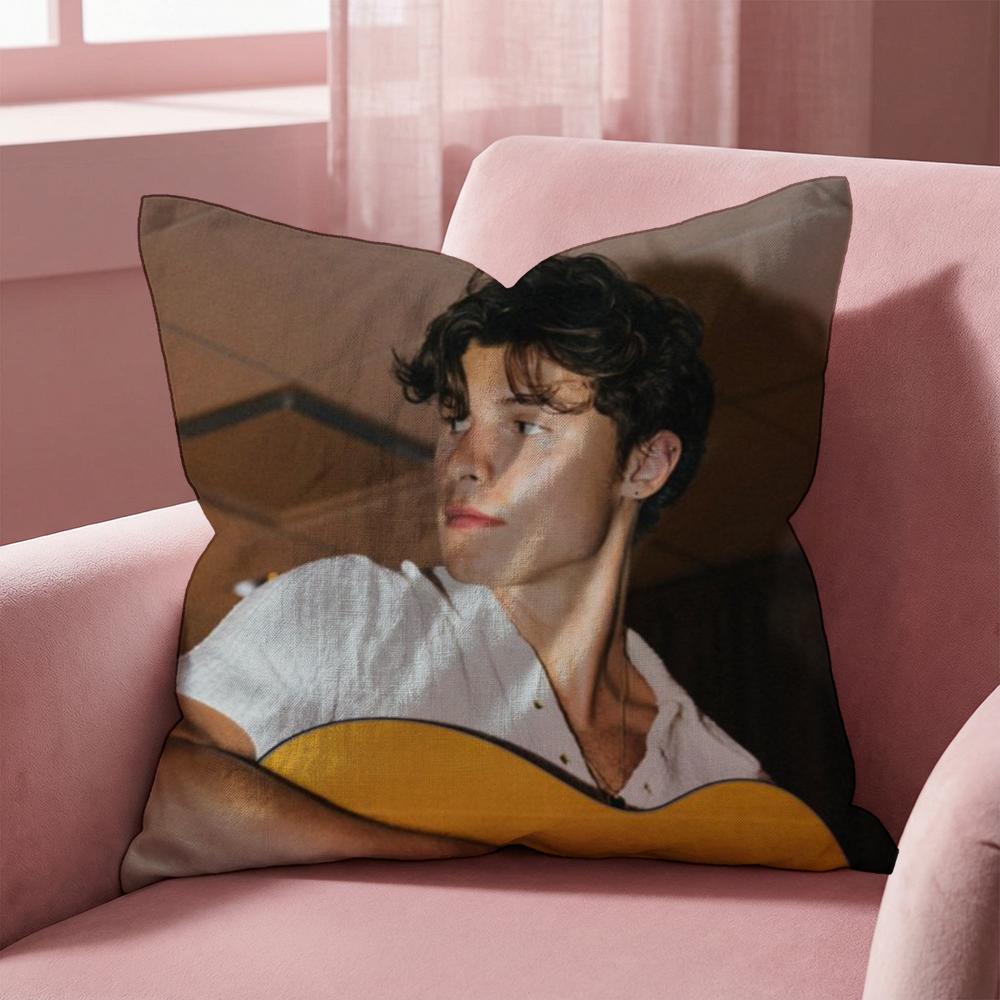 Singer S-Shawn Mendes Kissenbezug Mehrzweck-Kissenbezug für Zuhause & Auto - Wendbar, Weich & Langlebig für den täglichen Gebrauch
