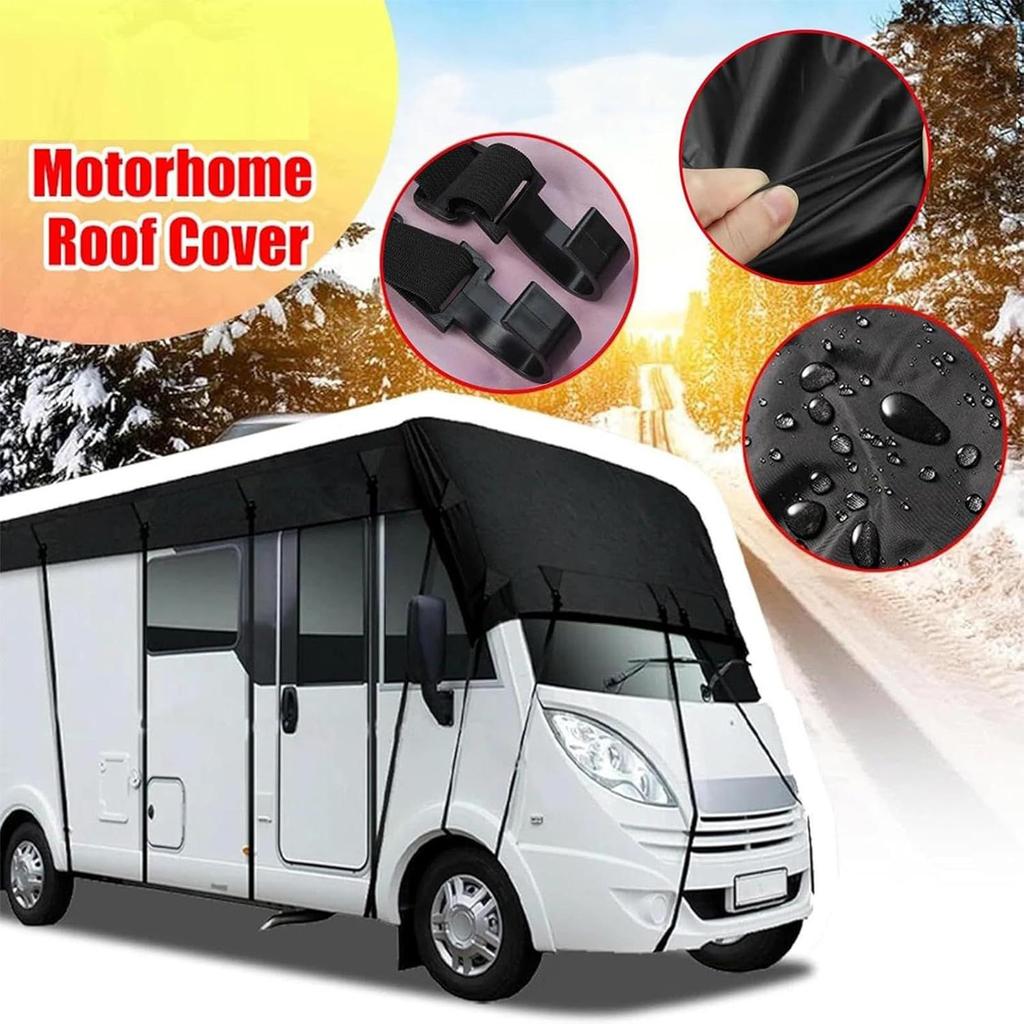 Truck Cover Waterproof All Weather Travel Trailer Rv Cover Tear-Resistant Shade 210D Protector With Bag For Camping Beach Rain