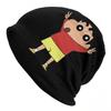 Crayons Shin-Chans Ok Caps Hip Hop Autumn Winter Ski Skullies Beanies Hats Summer Warm Dual-use Bonnet Knitted Hat