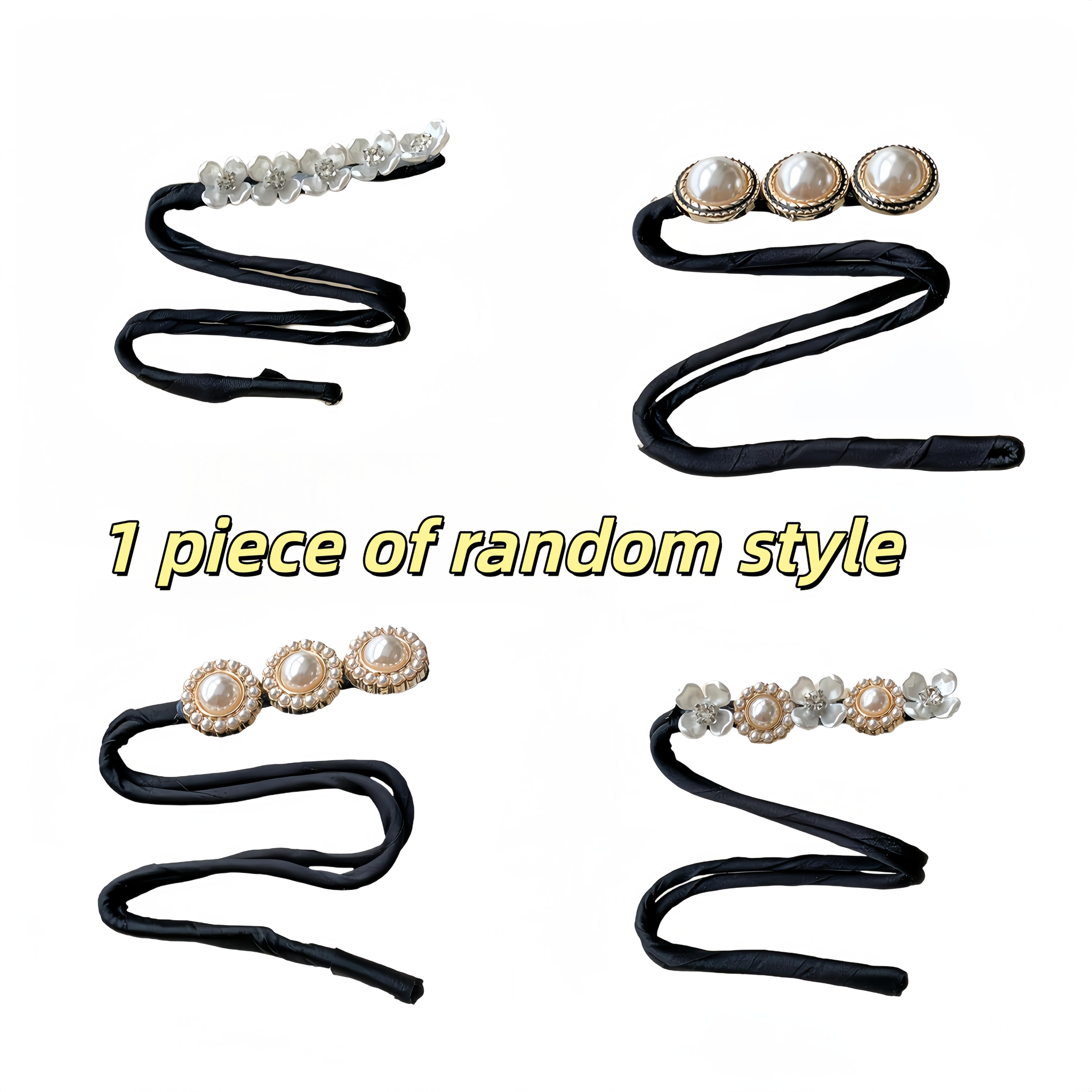 

Fashionable Bun Maker, Convenient and Versatile Hair Clip Curler for Casual Attire 4PCS