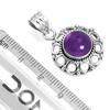 925 Sterling Silver Pendant Women Gemstone Handmade Jewelry Easter Gift Amber Amethyst Black Onyx Carnelian Garnet Quartz Green Onyx Gold Stone