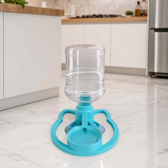 Yousheng Automatic Cat Water Dispenser, Cat Water Feeder Stand Fits Standard Bottles, Filter-free Pet Drinking Station for Indoor Kitten