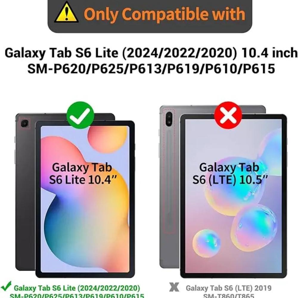 For Samsung Galaxy Tab S6 Lite Case 10.4 Inch P610/P615 Keyboard Case Detachable With Keyboard Cover For SM-P620 SM-P613 Funda