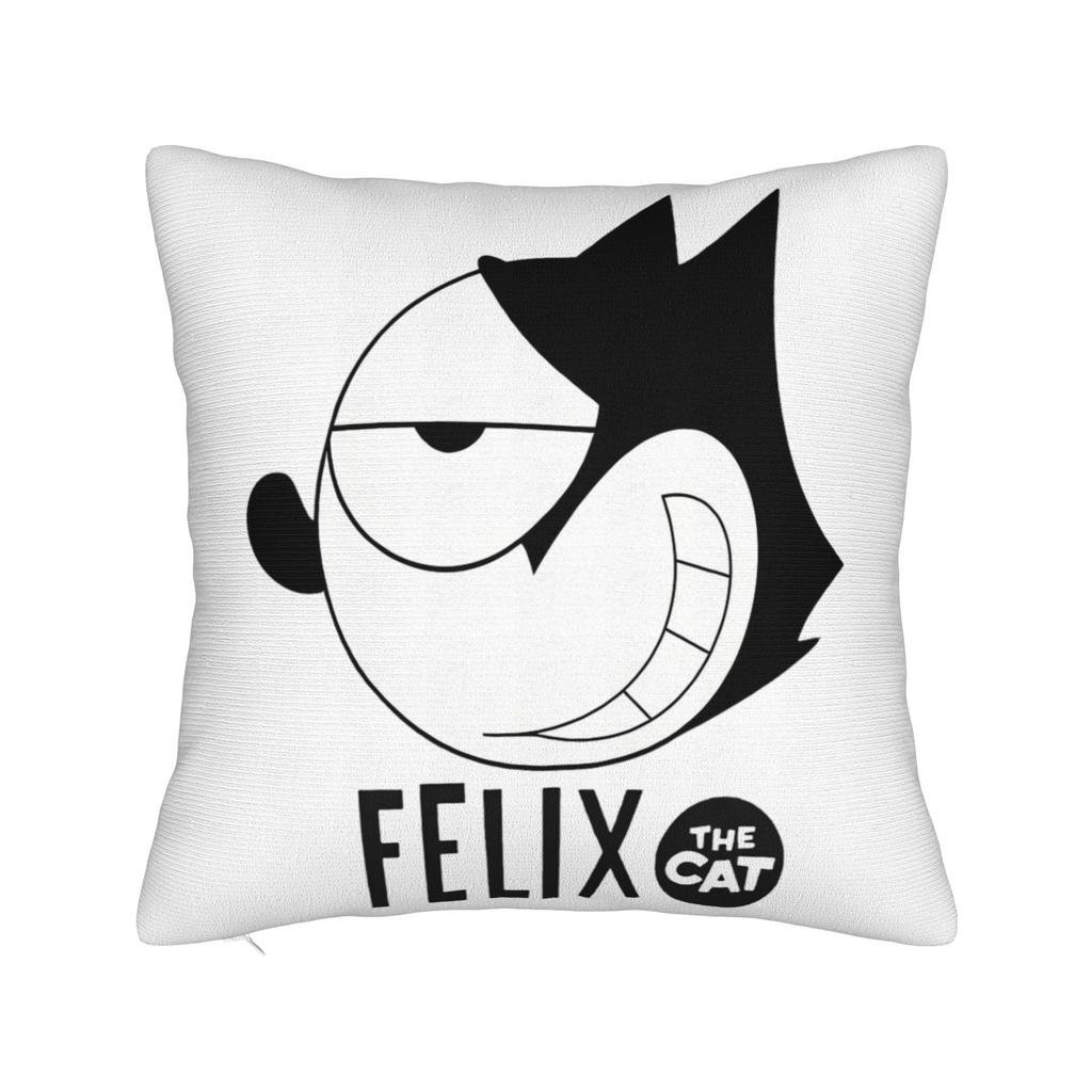 Felix The Cat Skrattande Örngott Merchandise Mjuk Kuddfodral Dekoration Kuddfodral Hem Flera Storlekar