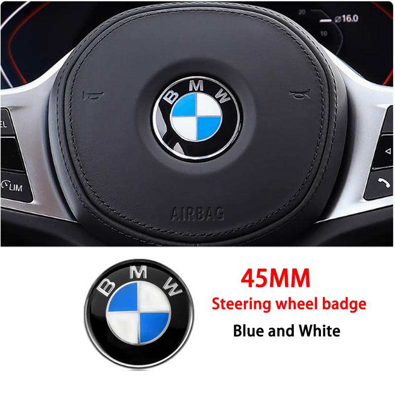 1Pc ABS Car Steering Wheel Cover Center Badge Emblem Sticker For BMW F30 F01 F10 F35 F15 F16 F18 E39 E46 E90 E36 E60 X1 X3 X5 X6